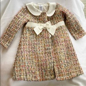 Beautiful dress with stylish matching coat.